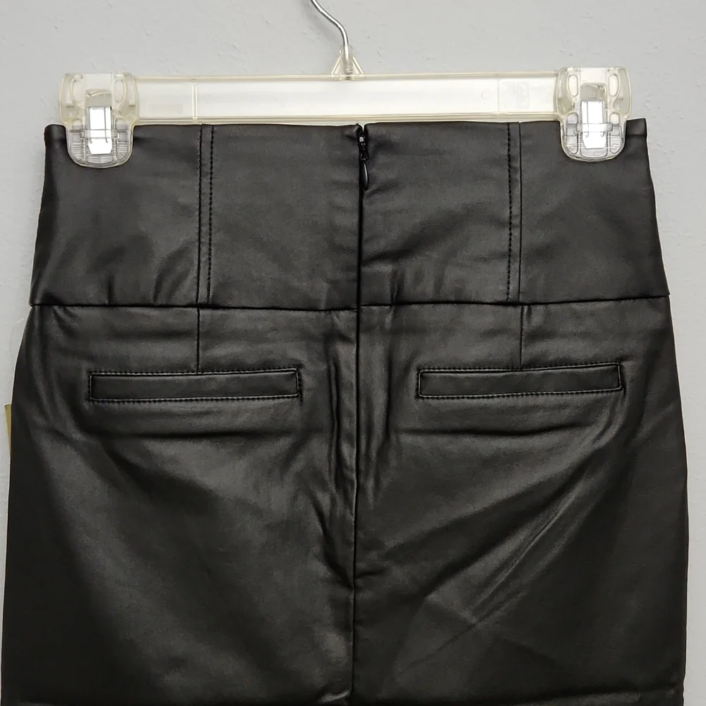 Dazz High Waist Pencil Skirt Faux Leather - Picture 6 of 12